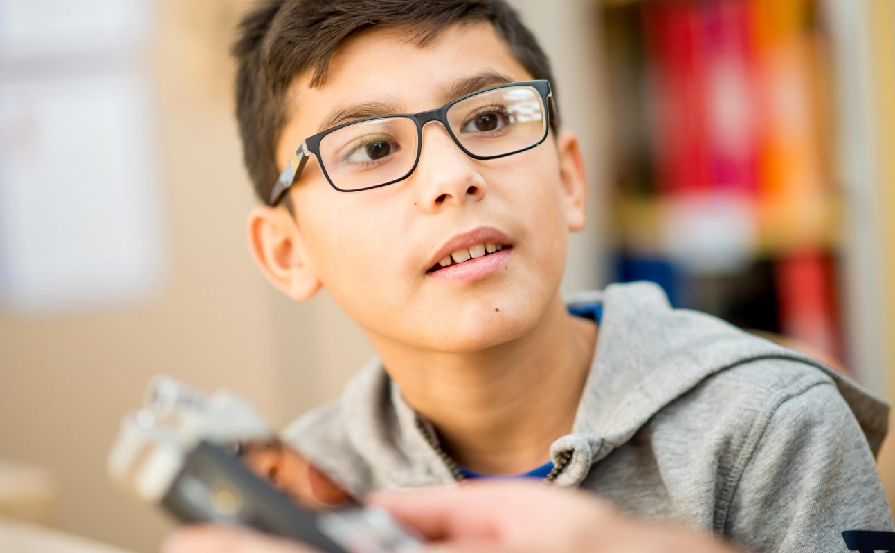 Young student at the Evelina Hopsital School